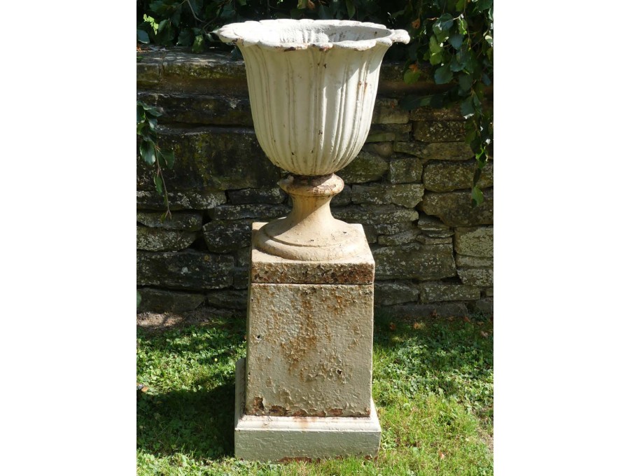 Antique Cast Iron Urn