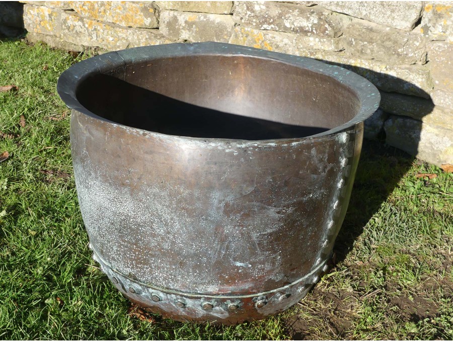 Antique Copper Planter