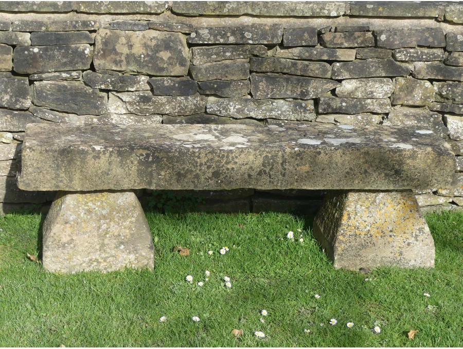 Limestone Garden Seat