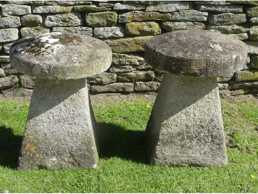 Antique Staddlestones (Pair)