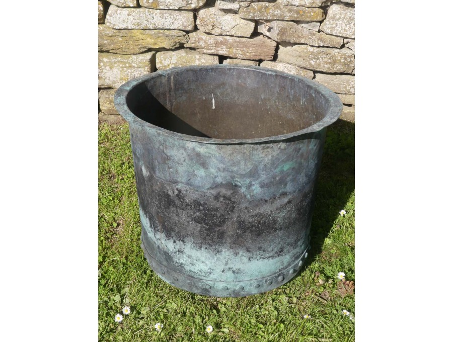 Antique Copper Planter