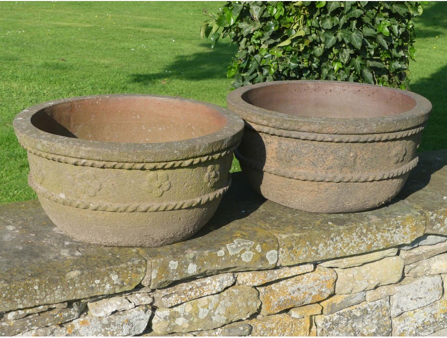 Vintage Terracotta Planters (Pair)