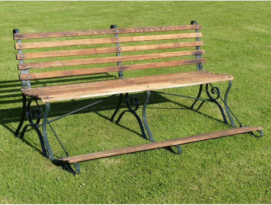 Vintage Folding Garden Bench