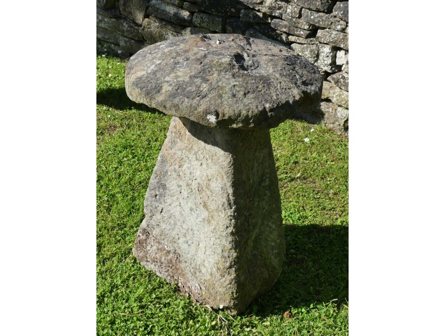 Antique Limestone Staddle Stone