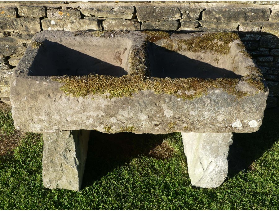 Large Sandstone Trough on Blocks