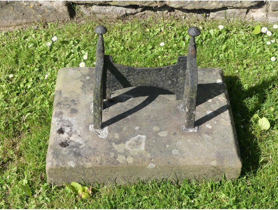 Antique Wrought Iron Bootscraper