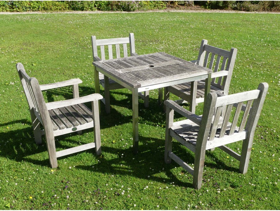 Square Teak Dining Set