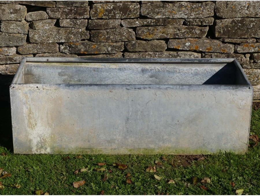 Vintage Galvanised Iron Planter