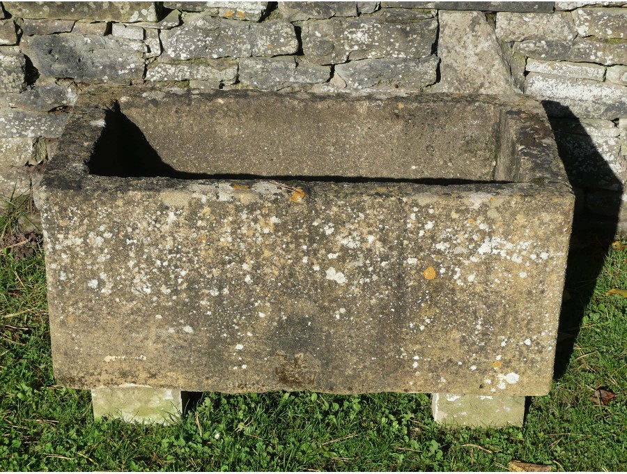 Rectangular Limestone Trough