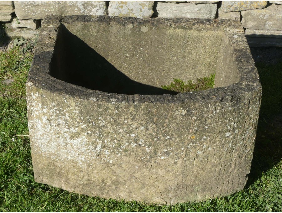 Antique Bow Fronted Trough