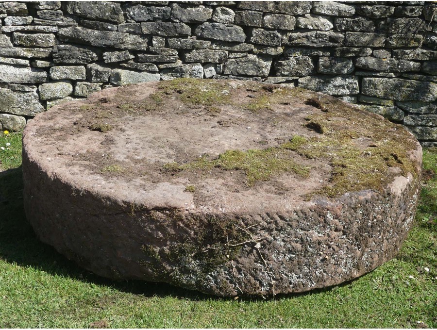 Large Round Stone Plinth