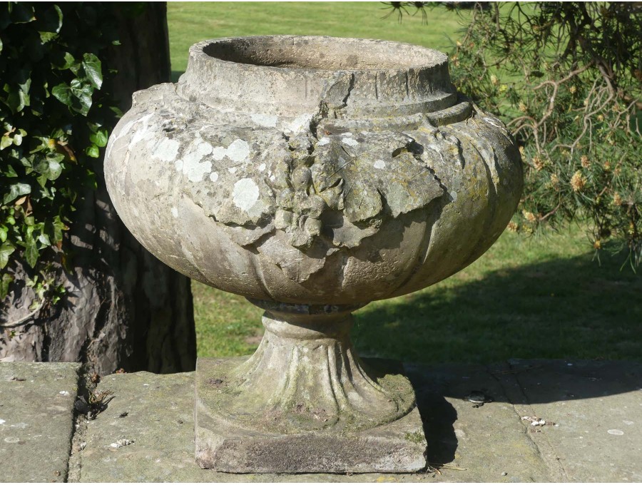 Antique Terracotta Garden Urn