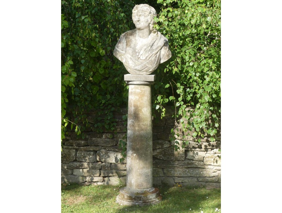 Weathered Chilstone Bust of Alexander the Great