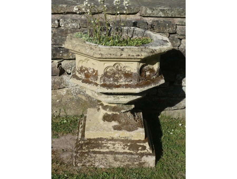 Weathered Gothic Urn