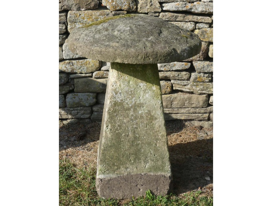 Antique Limestone Staddle Stone