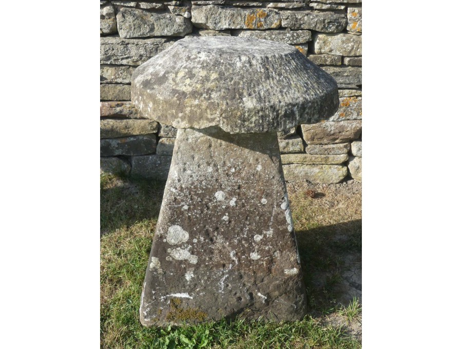 Antique Limestone Staddle Stone