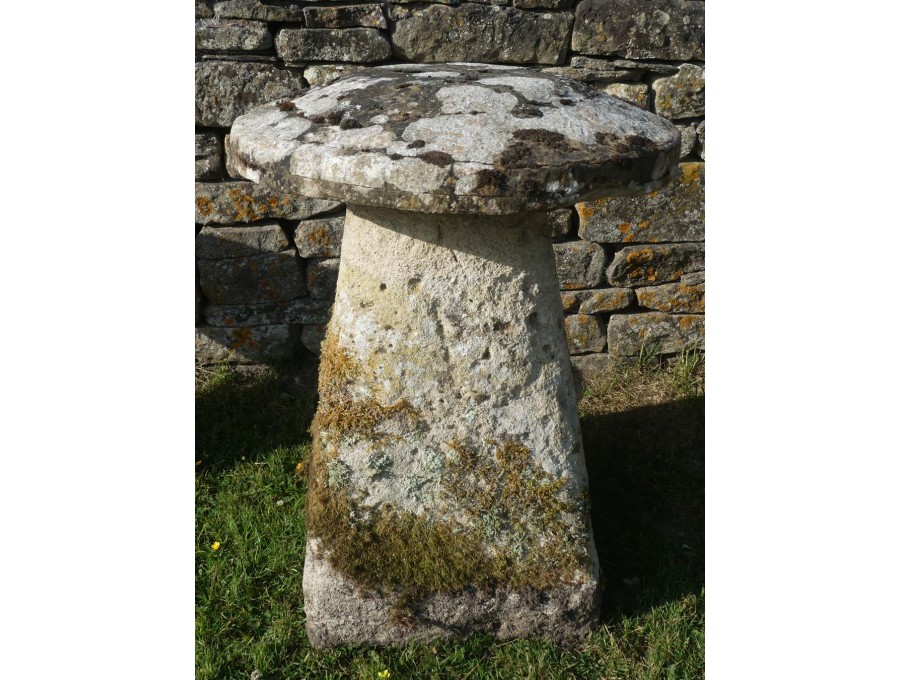 Antique Limestone Staddle Stone