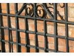 Antique iron gate