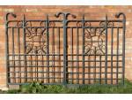 Antique iron gate
