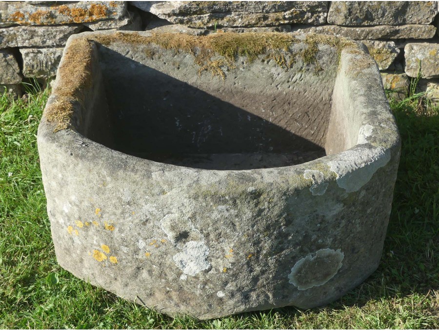Bow Fronted Stone Trough