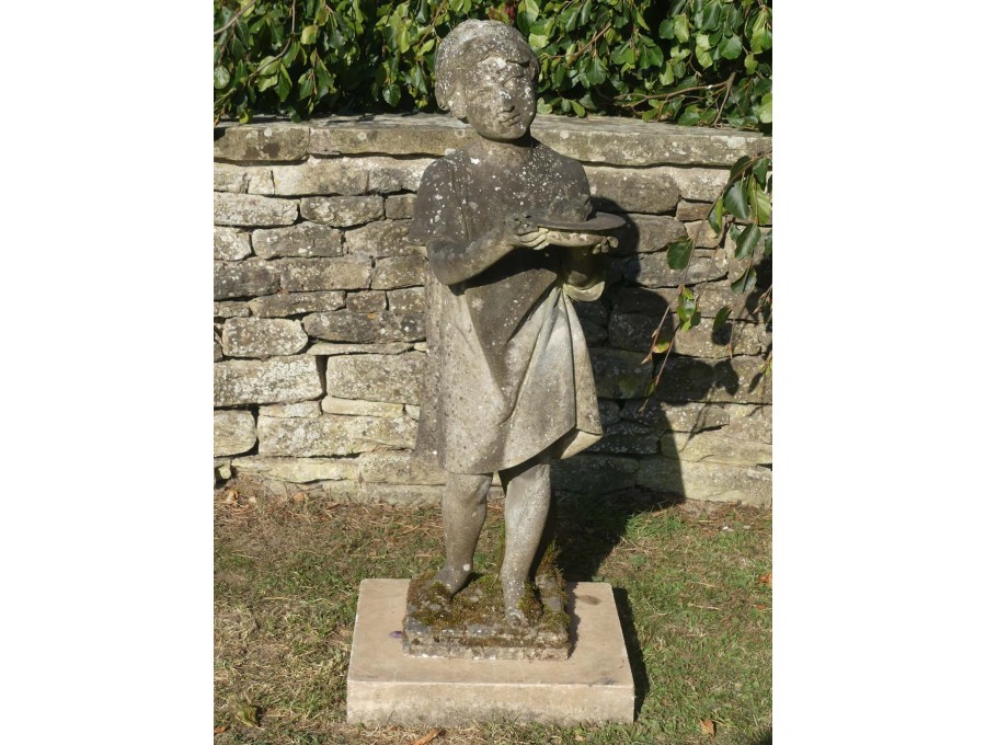Antique Marble Garden Statue