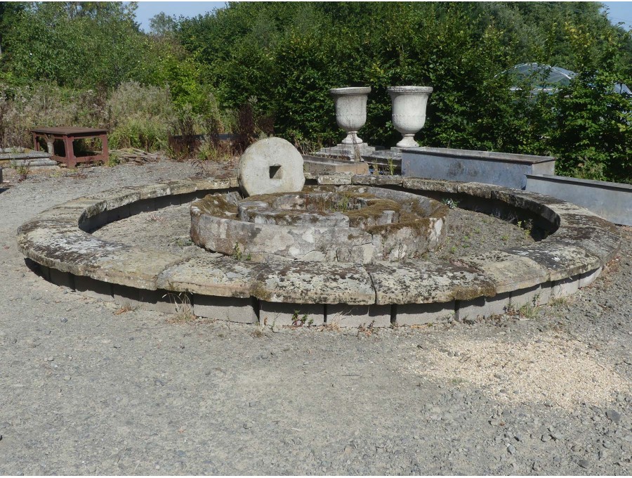 Antique Stone Pool Surround