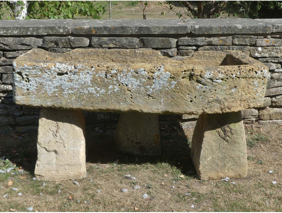 Limestone Trough on Staddle Bases