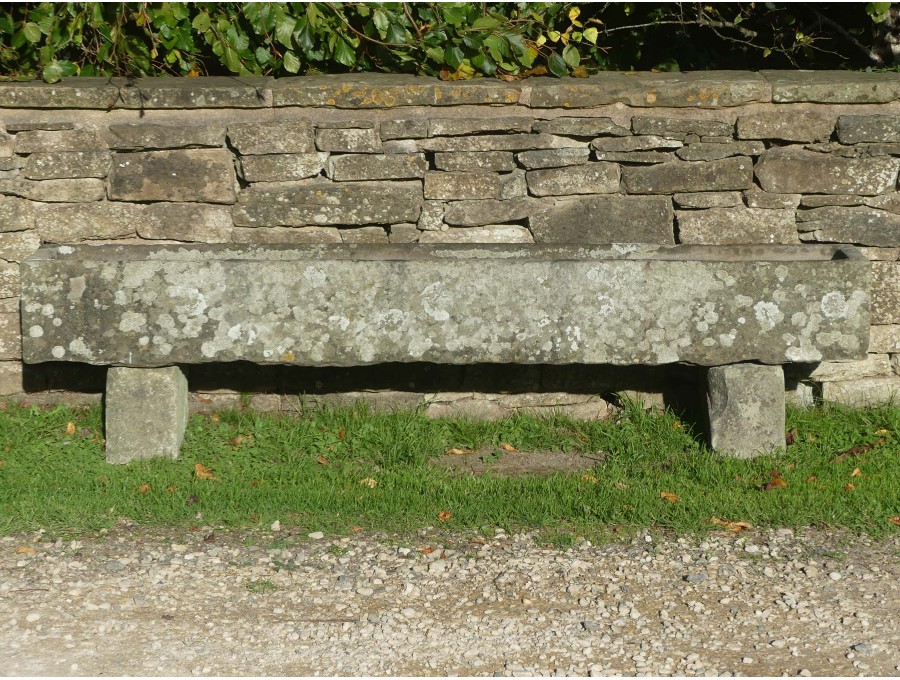 Long Rectangular Stone Trough