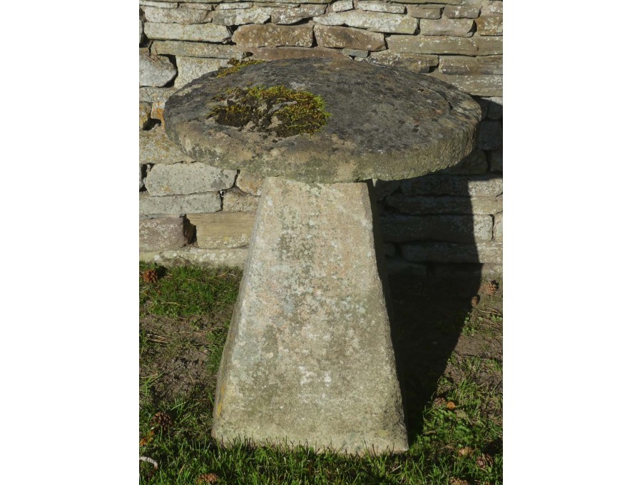 Antique Limestone Staddle Stone