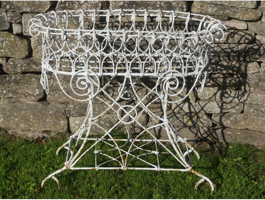 Antique Wirework Plant Stand