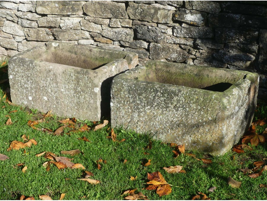 Antique Stone Troughs (Pair)
