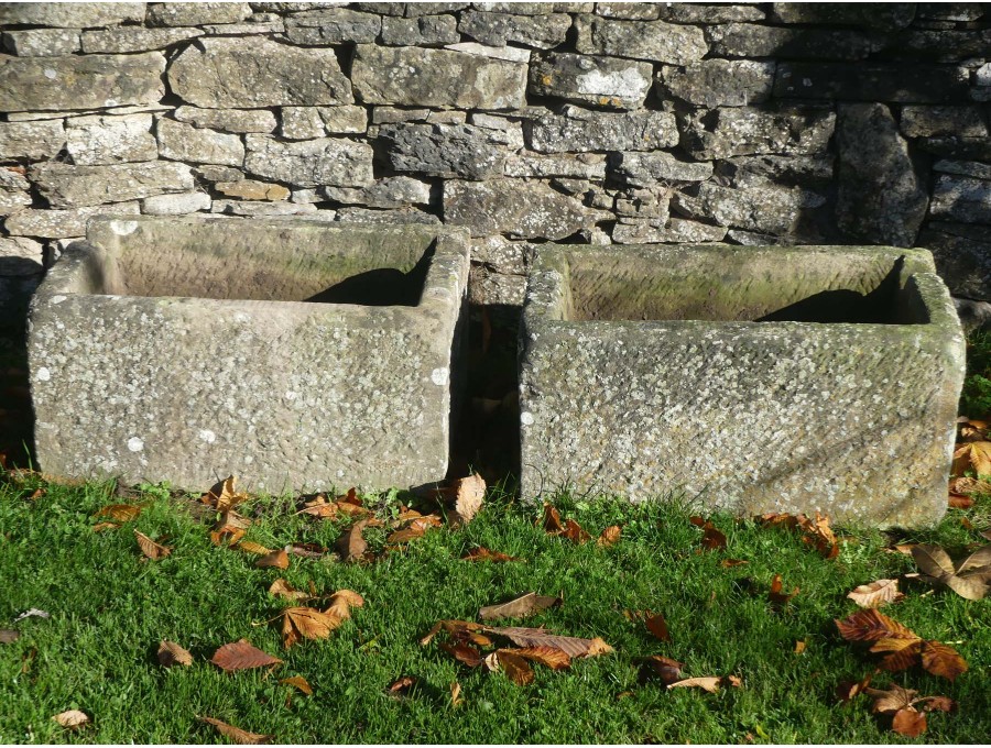 Antique Stone Troughs (Pair)