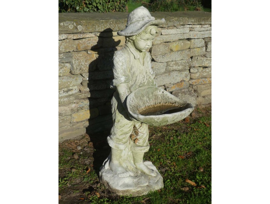 Large Boy with Lily Pad