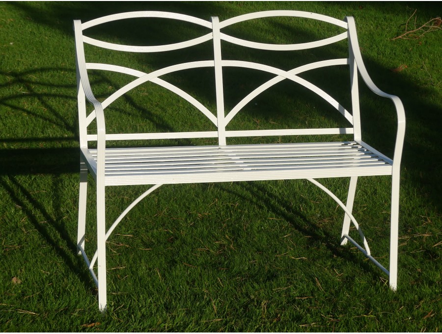 Regency Wrought Iron Bench