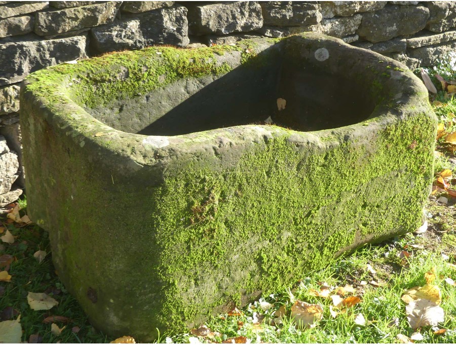 Large Antique Sandstone Trough