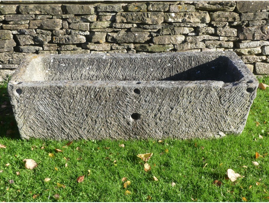 Large Rectangular Stone Trough