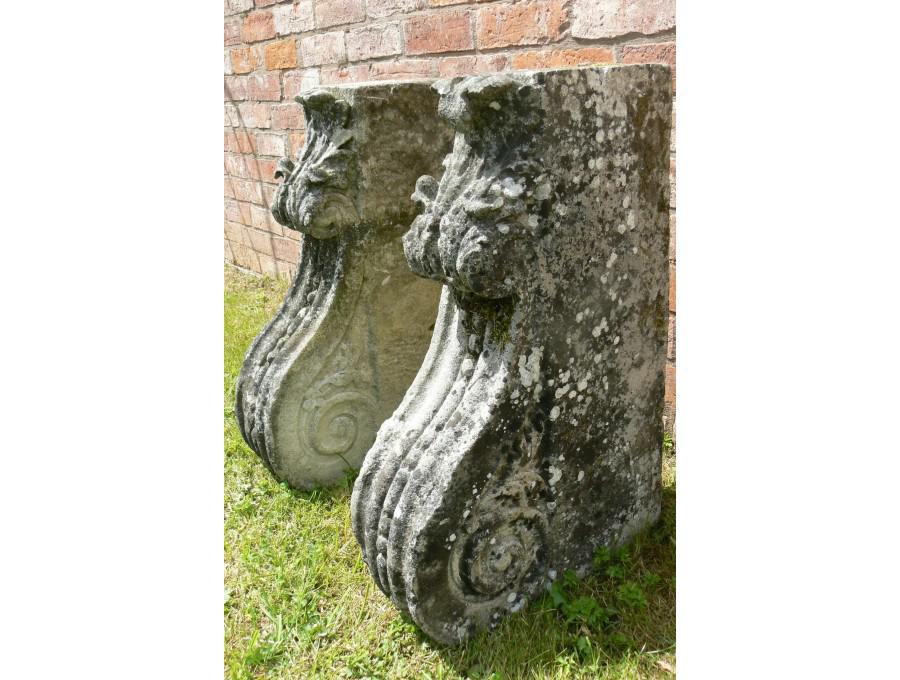 Salvaged Stone Corbels