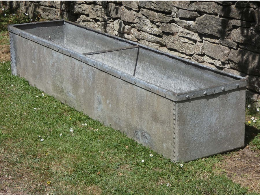 Vintage Galvanised Iron Trough