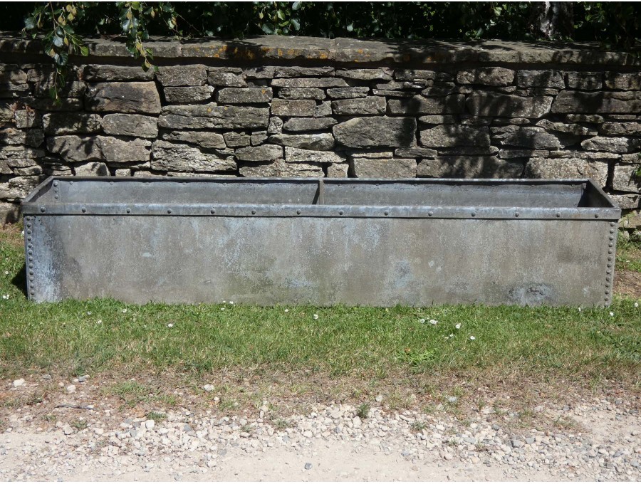 Vintage Galvanised Iron Trough