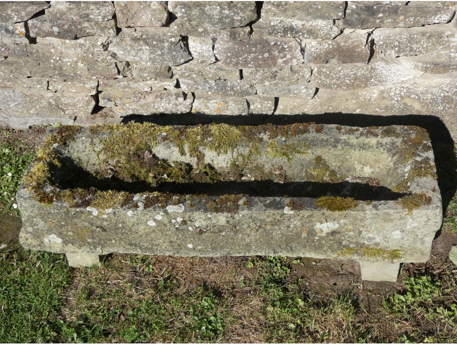 Antique Rectangular Stone Trough