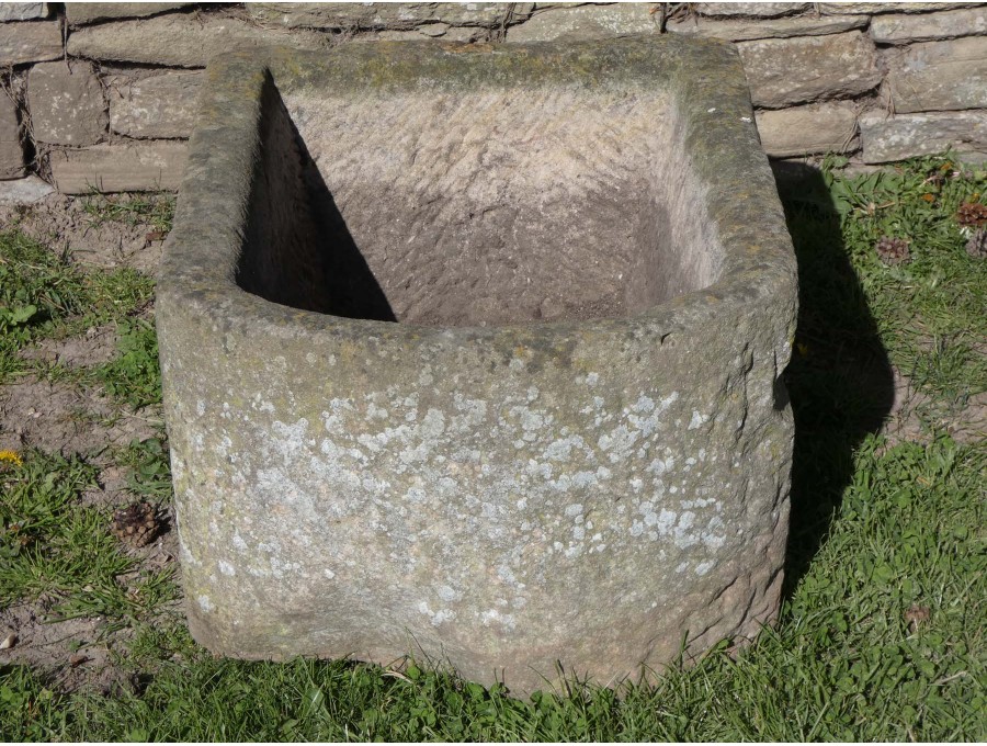 Antique Bow Front Stone Trough