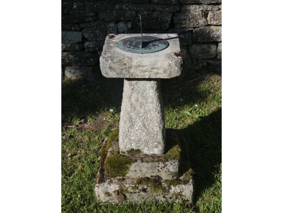 Weathered Garden Sundial