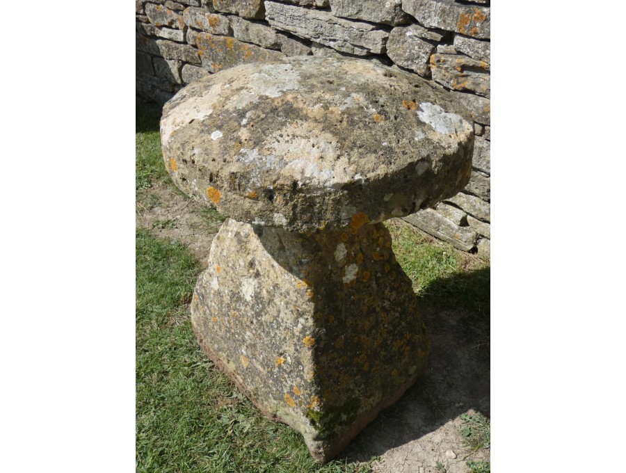 Antique Limestone Staddle Stone