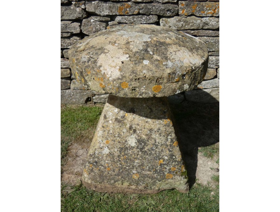 Antique Limestone Staddle Stone