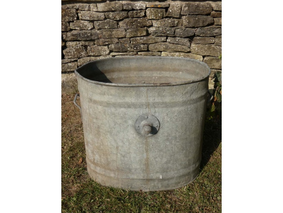 Salvaged Galvanised Iron Planter
