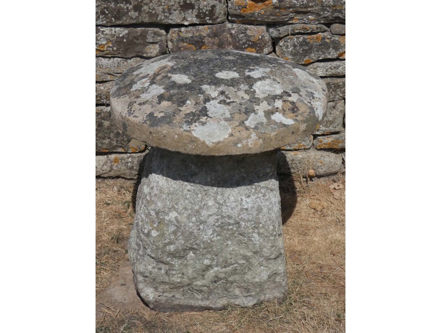 Antique Limestone Staddle Stone