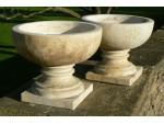 Pair Stone Urns