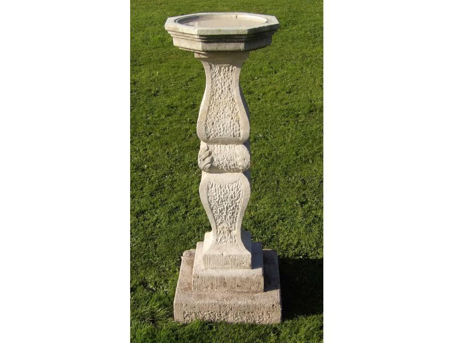 Vintage Stone Birdbath